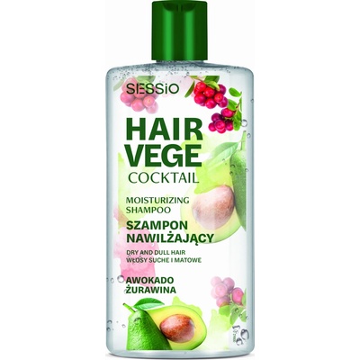 Sessio Vege hydratačný šampón na vlasy avokádo a brusnice 300 g