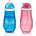 Qlux IDEAS IRIS L-00502 Чико каничка със сламка 400ml, синя или розова (L-00502)