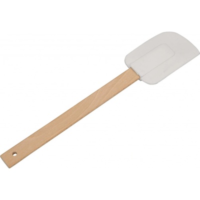 DREVOTVAR Stierka na cesto 28,5 cm, biela guma / drevo