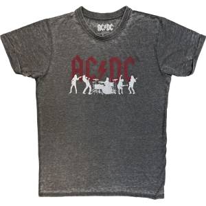 AC/DC Silhouettes Charcoal Grey M Риза (ACDCBO04MC02)