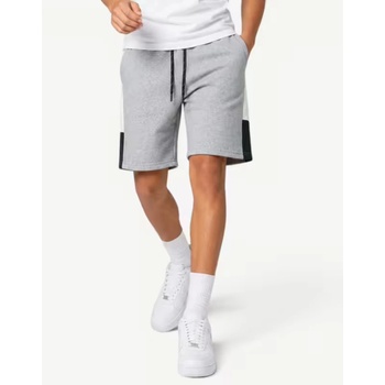 Jack&jones Jpstlogo Blocking Sweat Shorts Vg Sn Jnr Light Grey