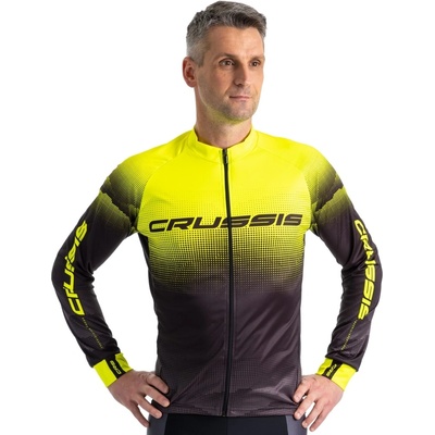 Crussis dlouhý rukáv černá/žlutá – Zboží Mobilmania