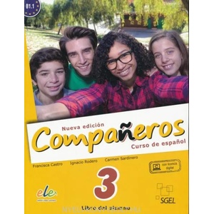 Companeros 3 Podręcznik + licencia digital - nueva edicion | Díez Ignacio Rodero, Sardinero Franco Carmen, Castro Viúdez Francisca (2016)
