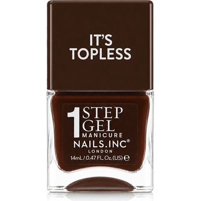 Nails Inc. It’s Topless 1 Step Gel Nail Polish 14 ml odstin Billie