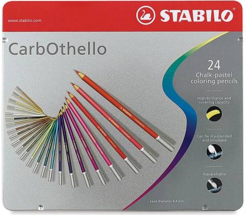 STABILO Pastely CarbOthello/24ks plech