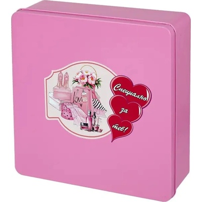 Подаръчен комплект за спа с органичен сапун "Sea salt" в метална кутия (К102460)