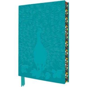 Flame Tree Publishing Louis Comfort Tiffany: Displaying Peacock Artisan Art Notebook (Flame Tree Journals) | Flame Tree Publishing