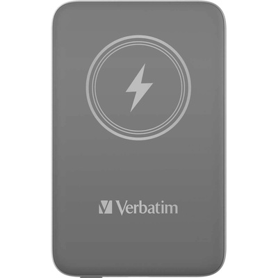 Verbatim Външна батерия Charge 'n' Go, магнитна, 10000 mAh, Сив