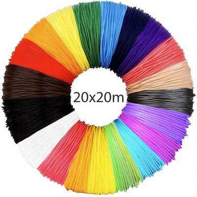 3D vlákna PLA 20 ks x 20 m Kruzzel 19876