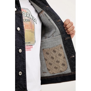 Guess Дънково яке Guess DILLON в тъмносиньо преходен модел M5YXN1 D5QC2 (M5YXN1.D5QC2)