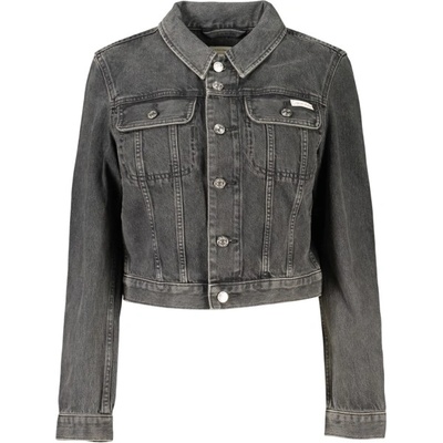 Calvin Klein Дамско дънково яке calvin klein, Размер xl, Цвят Черен (lv047c658g_ne846)