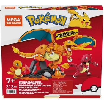 Mattel Pokémon Mega Construx - Charmander Evolution Set