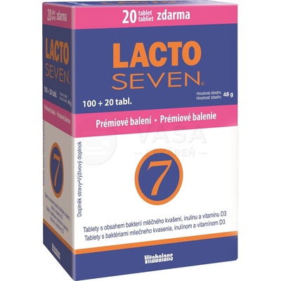 Vitabalans Lactoseven 100 + 20 tabliet