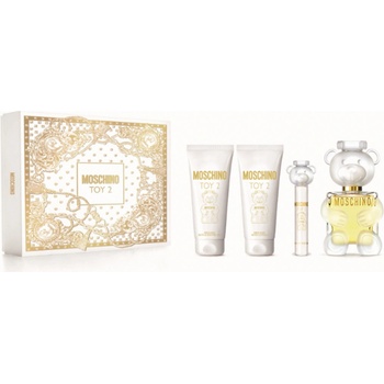 Moschino Toy 2 EDP 100 ml + telový krém 100 ml + sprchový gél 100 ml + cestovný sprej 10 ml, darčeková sada pre ženy