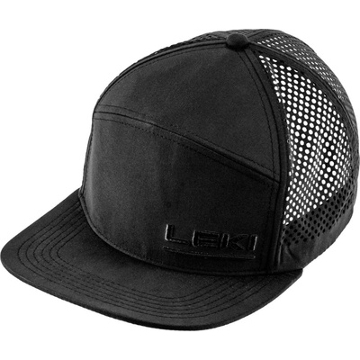 Leki Logo Cap Mesh Black unisex športová s priedušnou sieťovinou