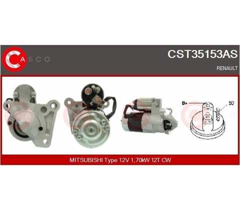 Startér CASCO CST35153AS