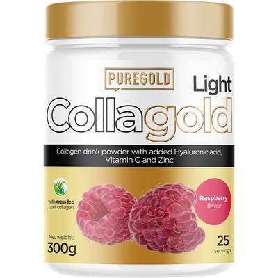 PureGold CollaGold + kys. hyaluronová Příchuť Malina 300 g