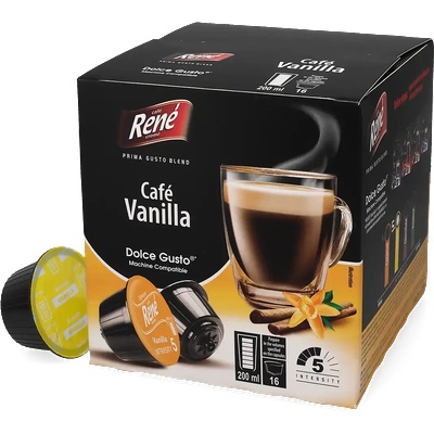 Café René | Ванилово café - 16 капсули за Dolce Gusto