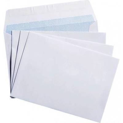 Плик C6 Бял, Пощенски плик, 114х162 mm, стикер по дългата страна 100 бр