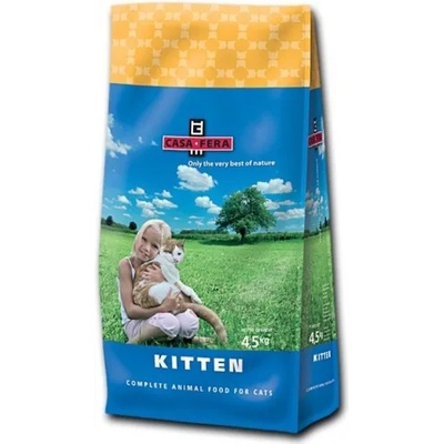 Casa-fera kitten - храна за подрастващи котенца, от всички породи, с пилешко месо и риба, Холандия - 4, 5 кг