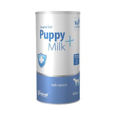 puppy milk plus заместител на мляко за кученца от раждането до отбиването 450gr
