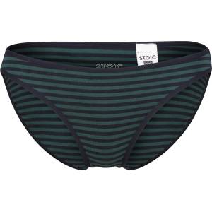 Stoic Дамско мериносово термобельо Stoic Women's Merino150 AlsenSt. Brief Merino base layer - Dark Ocean Green / Dark Navy Striped (115-1854-1314)