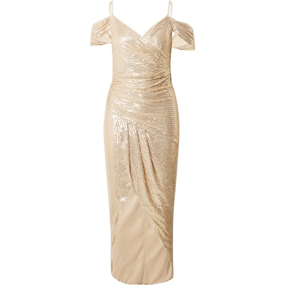 TFNC Вечерна рокля 'secca' злато, размер 10