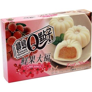 Q Brand Japonský koláč Mochi s liči 210 g