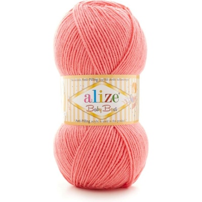 Alize Příze Baby Best 170 výrazná jahodová