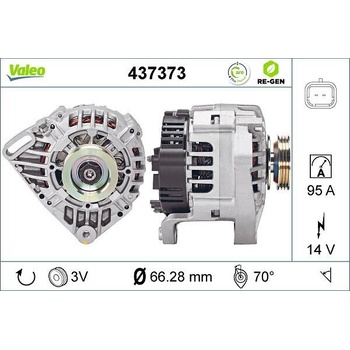 Alternátor VALEO 437373