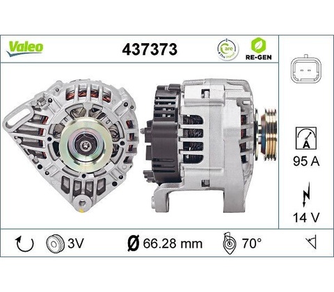 Alternátor VALEO 437373
