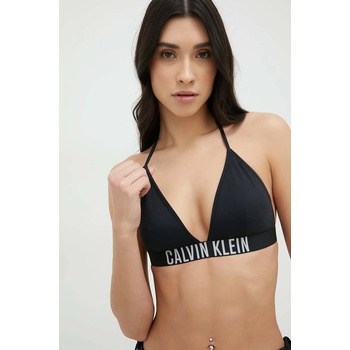 Calvin Klein Горнище на бански Calvin Klein в черно с леко подплатена чашка KW0KW01824 (KW0KW01824.PPYY)