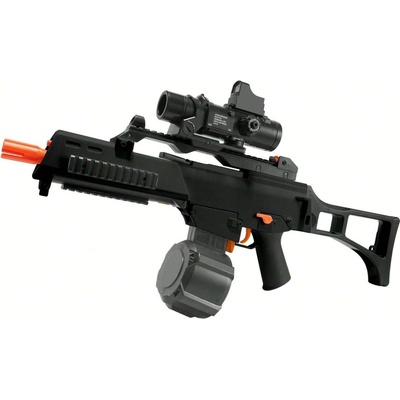 Sunny Blaster G36C, автоматична пушка с воден гел и аксесоари, черна (317)