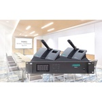 DSPPA Безжична система за аудиоконференции DSPPA D6801 с 10 участника, 2.4GHz, DSP (D6801)