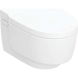 Geberit AquaClean - Тоалетна чиния с бидетна функция Mera Classic, за окачване, TurboFlush, SoftClosing, KeraTect, бяла 146.200. 11.1 (146.200.11.1)