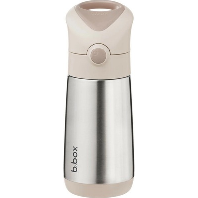 b.box Termoska na pití s brčkem 350 ml béžová