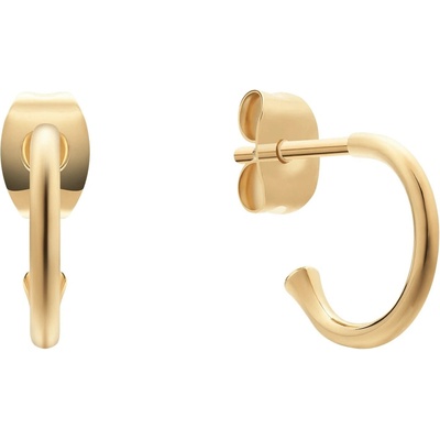 Daniel Wellington Pozlacené kruhové náušnice Charms DW00400768