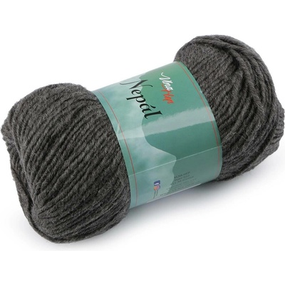 Pletací příze Nepál 100 g Varianta: 6 (6235) šedá, Balení: 1 ks 53057/132040/246627