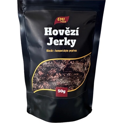 EMI Food Hovězí Jerky Klasik s kampotským pepřem 50 g