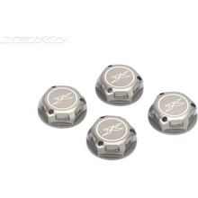 JETKO 17mm Aluminum closed Wheel Nut 17mm 4 Hard anodizing