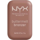 NYX Professional Makeup Buttermelt Bronzer vysoce pigmentovaný a dlouhotrvající bronzer 02 All Buttad Up 5 g