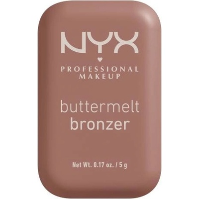 NYX Professional Makeup Buttermelt Bronzer vysoce pigmentovaný a dlouhotrvající bronzer 02 All Buttad Up 5 g – Zboží Dáma