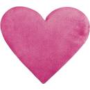 Bellatex Tvarovaný vankúš SRDCE ružová 42x48