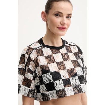 PINKO Блуза Pinko в черно с десен 105294 A2MF (105294.A2MF)