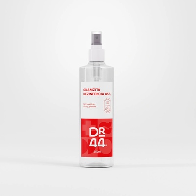 DR.44 Okamžitá dezinfekcia 85% rozprašovač 250 ml