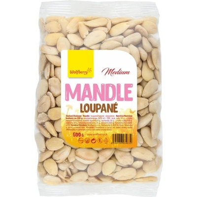 Wolfberry Mandle loupané 500 g
