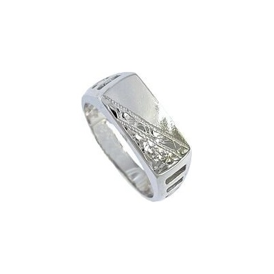 Infinitysilver Stříbrný pánský prsten rytý 42175559