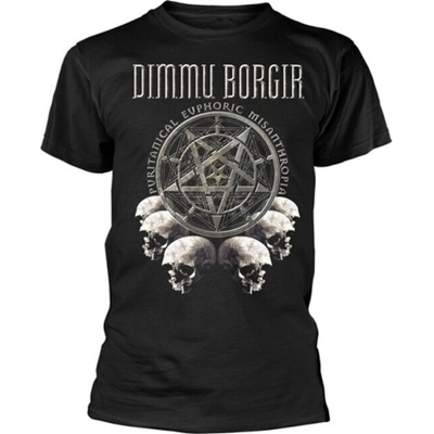 Dimmu Borgir Puritanical Euphoric Misanthropia (Skulls) Black S Риза (PH13491S)