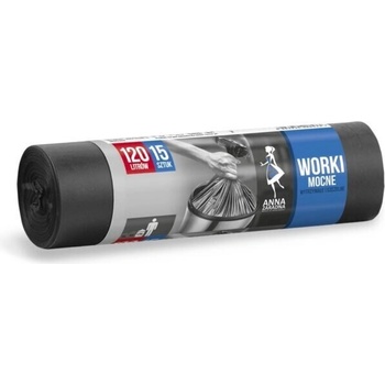 ANNA Торби за смет черни 120л, 15бр (t-800005)