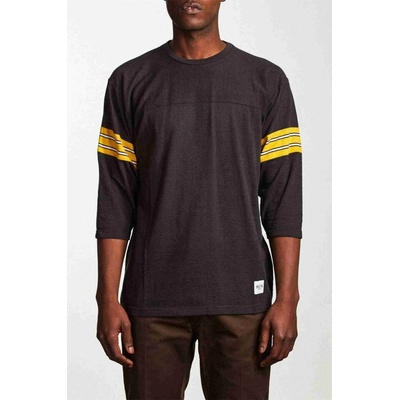 Brixton tričko Greensboro 3/4 Slv Knit Washed Black
